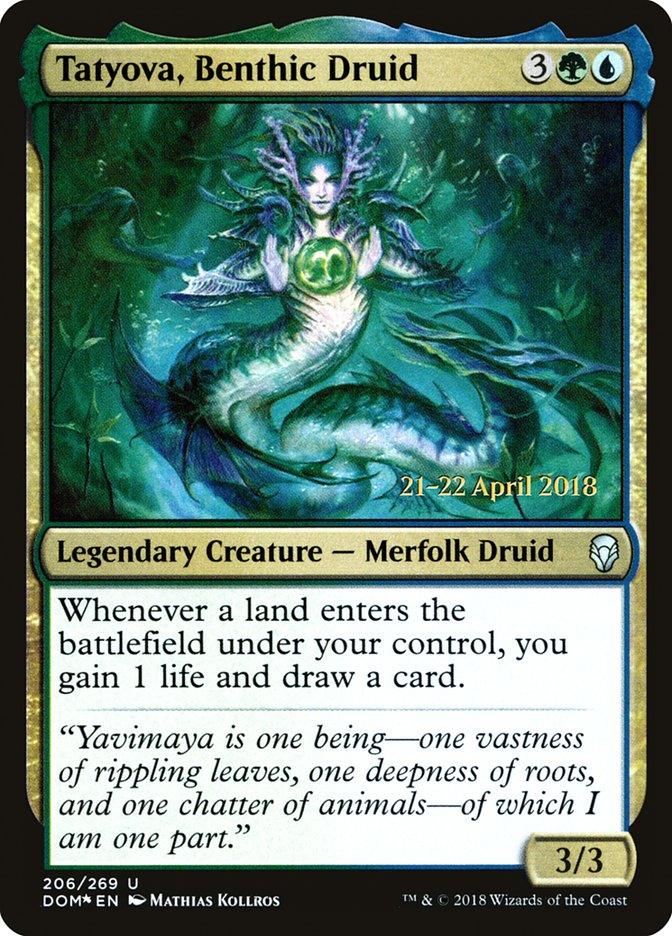 Tatyova, Benthic Druid [Dominaria Prerelease Promos] - Trinity Hobby