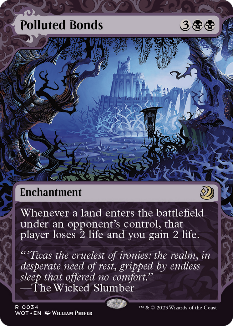 Polluted Bonds [Wilds of Eldraine: Enchanting Tales] - Trinity Hobby