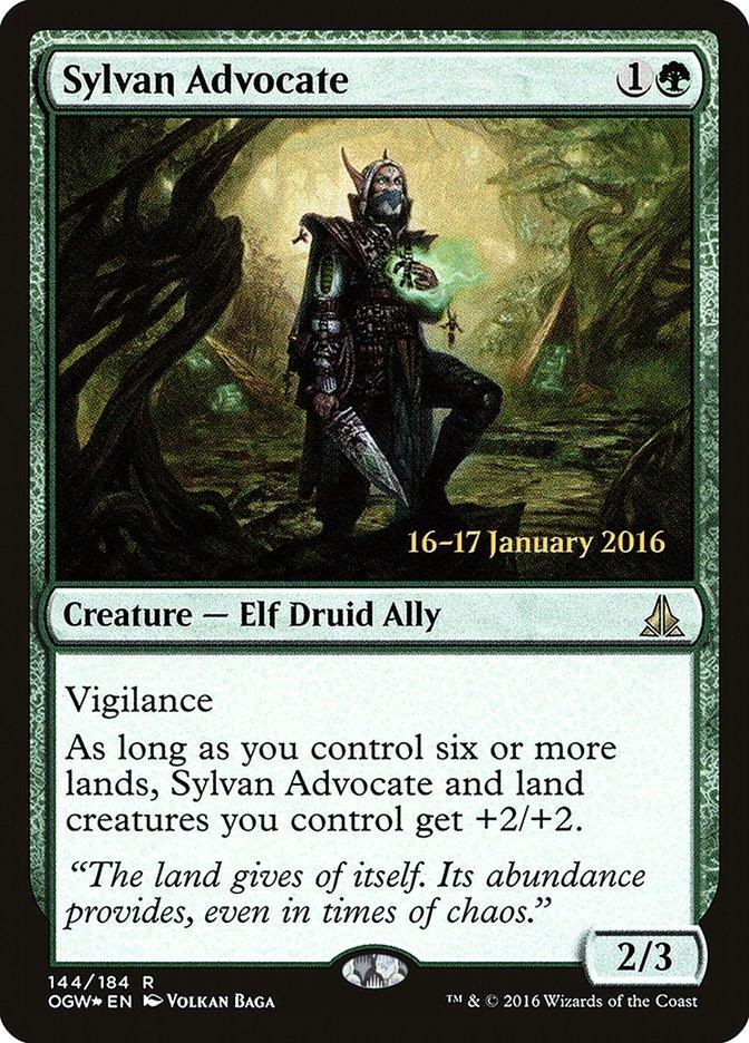 Sylvan Advocate [Oath of the Gatewatch Prerelease Promos] - Trinity Hobby