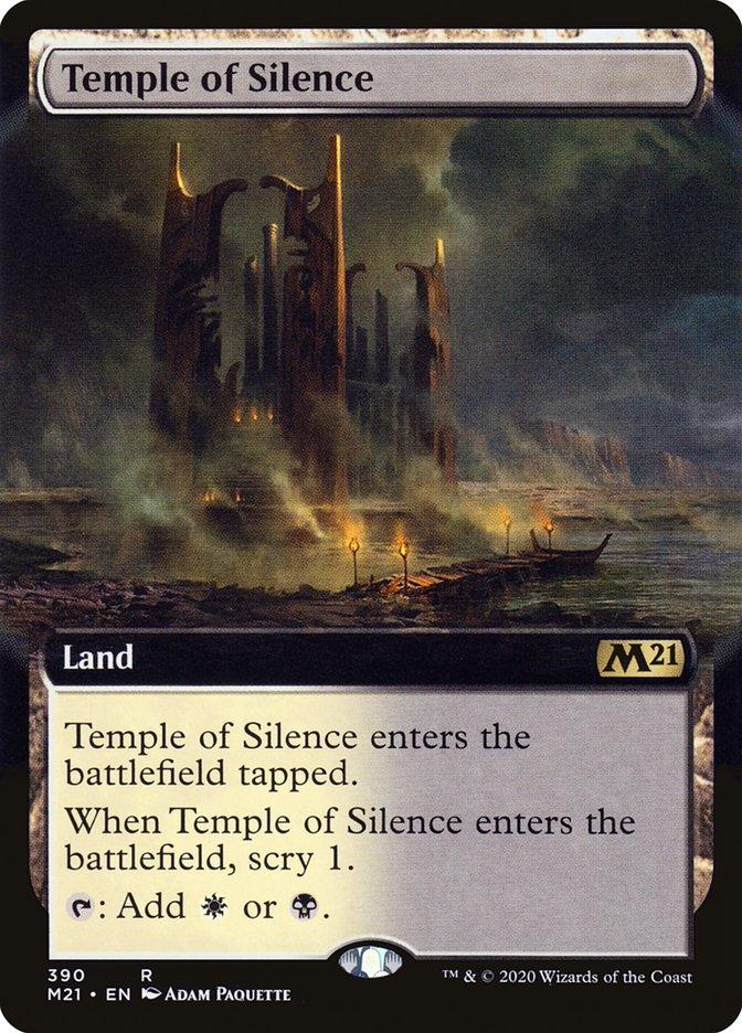 Temple of Silence (Extended Art) [Core Set 2021] - Trinity Hobby