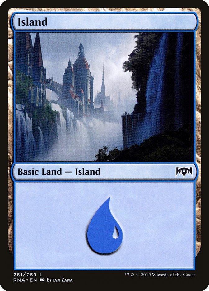 Island (261) [Ravnica Allegiance] - Trinity Hobby