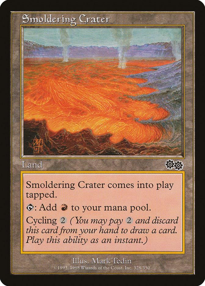 Smoldering Crater [Urza's Saga] - Trinity Hobby