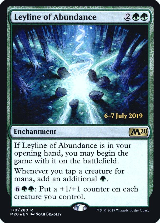Leyline of Abundance [Core Set 2020 Prerelease Promos] - Trinity Hobby