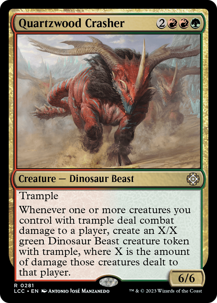 Quartzwood Crasher [The Lost Caverns of Ixalan Commander] - Trinity Hobby