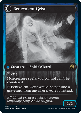 Malevolent Hermit // Benevolent Geist [Innistrad: Double Feature] - Trinity Hobby