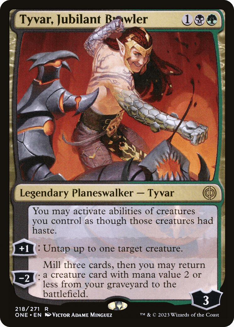 Tyvar, Jubilant Brawler [Phyrexia: All Will Be One] - Trinity Hobby