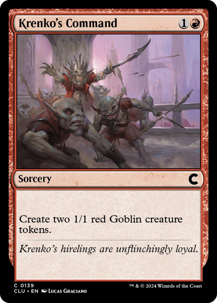 Krenko's Command [Ravnica: Clue Edition] - Trinity Hobby