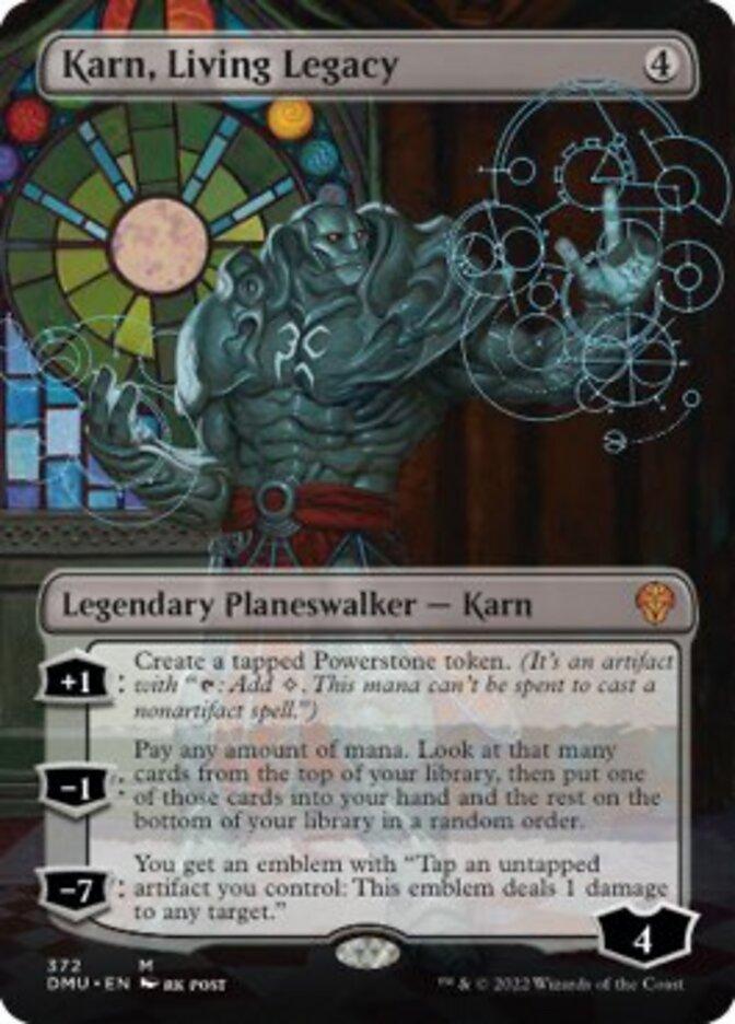 Karn, Living Legacy (Borderless) [Dominaria United] - Trinity Hobby