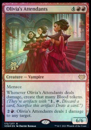 Olivia's Attendants [Innistrad: Crimson Vow Prerelease Promos] - Trinity Hobby