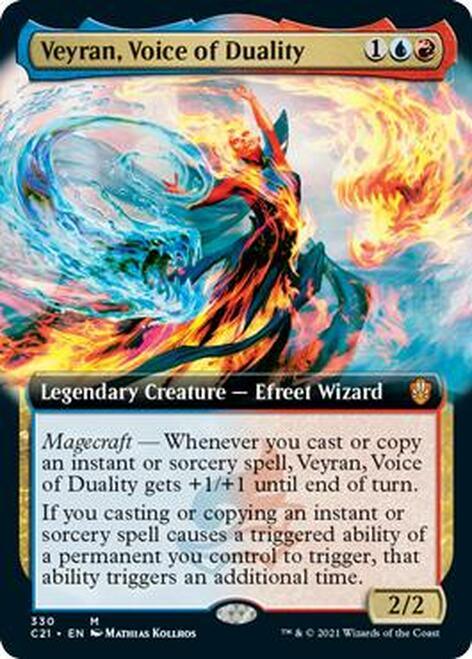 Veyran, Voice of Duality (Extended Art) [Commander 2021] - Trinity Hobby