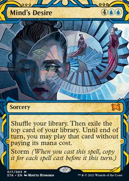 Mind's Desire (Foil Etched) [Strixhaven: School of Mages Mystical Archive] - Trinity Hobby