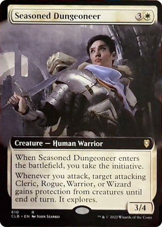 Seasoned Dungeoneer (Extended Art) [Commander Legends: Battle for Baldur's Gate] - Trinity Hobby