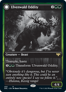 Ulvenwald Oddity // Ulvenwald Behemoth [Innistrad: Double Feature] - Trinity Hobby