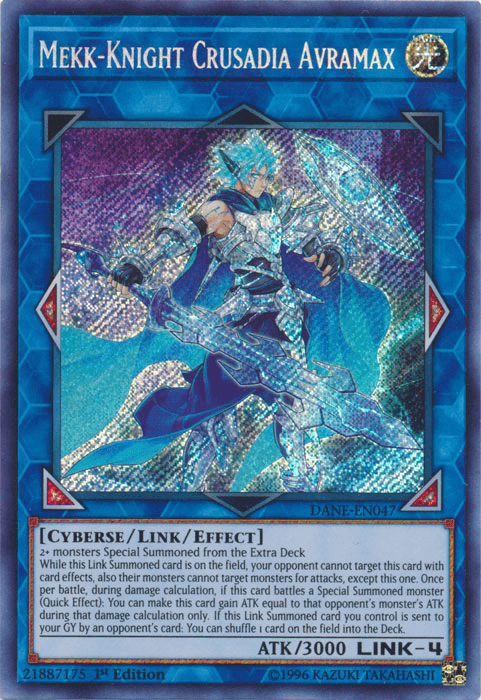 Mekk-Knight Crusadia Avramax [DANE-EN047] Secret Rare - Trinity Hobby