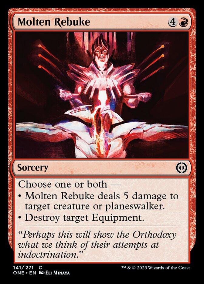 Molten Rebuke [Phyrexia: All Will Be One] - Trinity Hobby