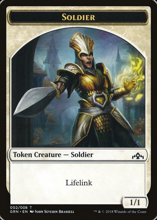 Soldier // Soldier Double-Sided Token [Guilds of Ravnica Guild Kit Tokens] - Trinity Hobby