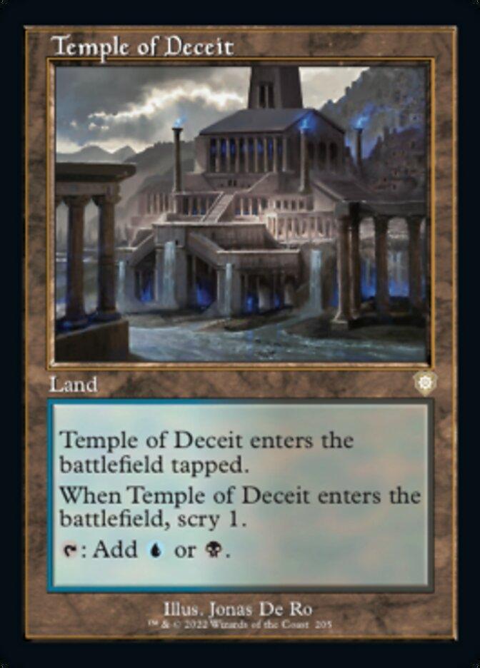 Temple of Deceit (Retro) [The Brothers' War Commander] - Trinity Hobby