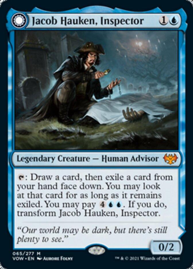 Jacob Hauken, Inspector // Hauken's Insight [Innistrad: Crimson Vow] - Trinity Hobby