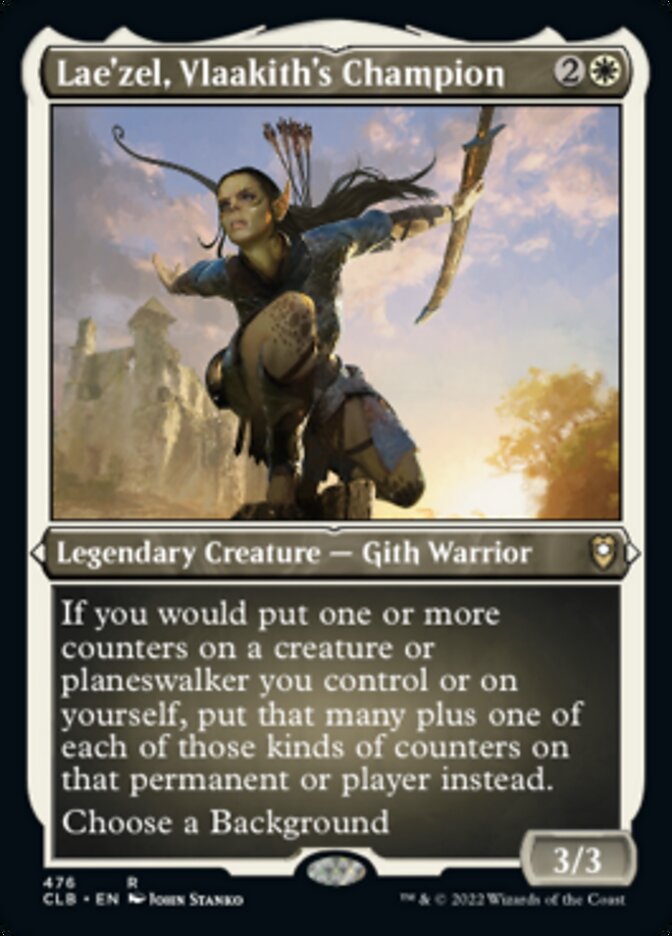 Lae'zel, Vlaakith's Champion (Foil Etched) [Commander Legends: Battle for Baldur's Gate] - Trinity Hobby