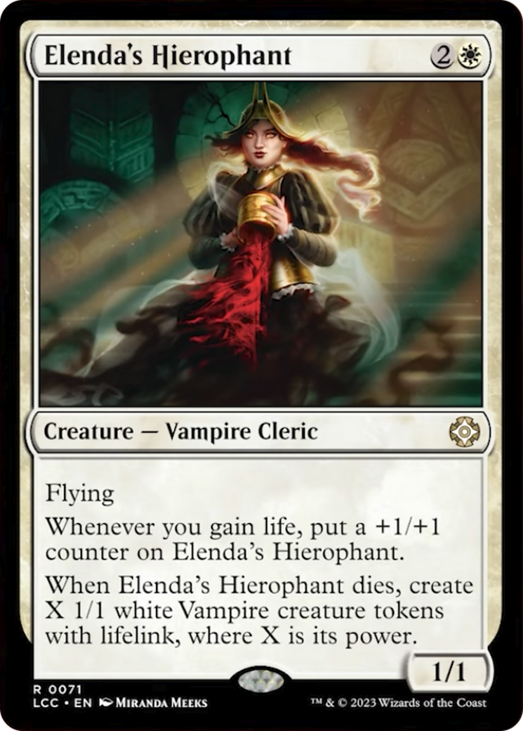 Elenda's Hierophant [The Lost Caverns of Ixalan Commander] - Trinity Hobby