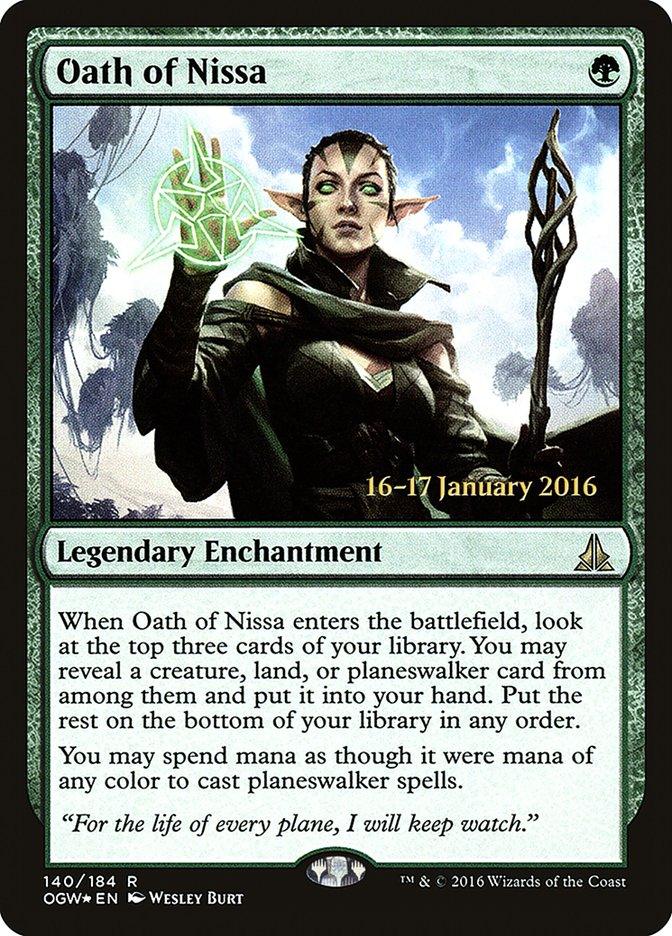 Oath of Nissa [Oath of the Gatewatch Prerelease Promos] - Trinity Hobby