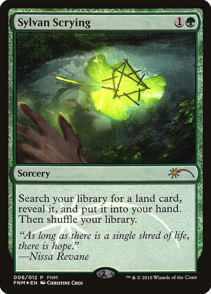 Sylvan Scrying [Friday Night Magic 2016] - Trinity Hobby