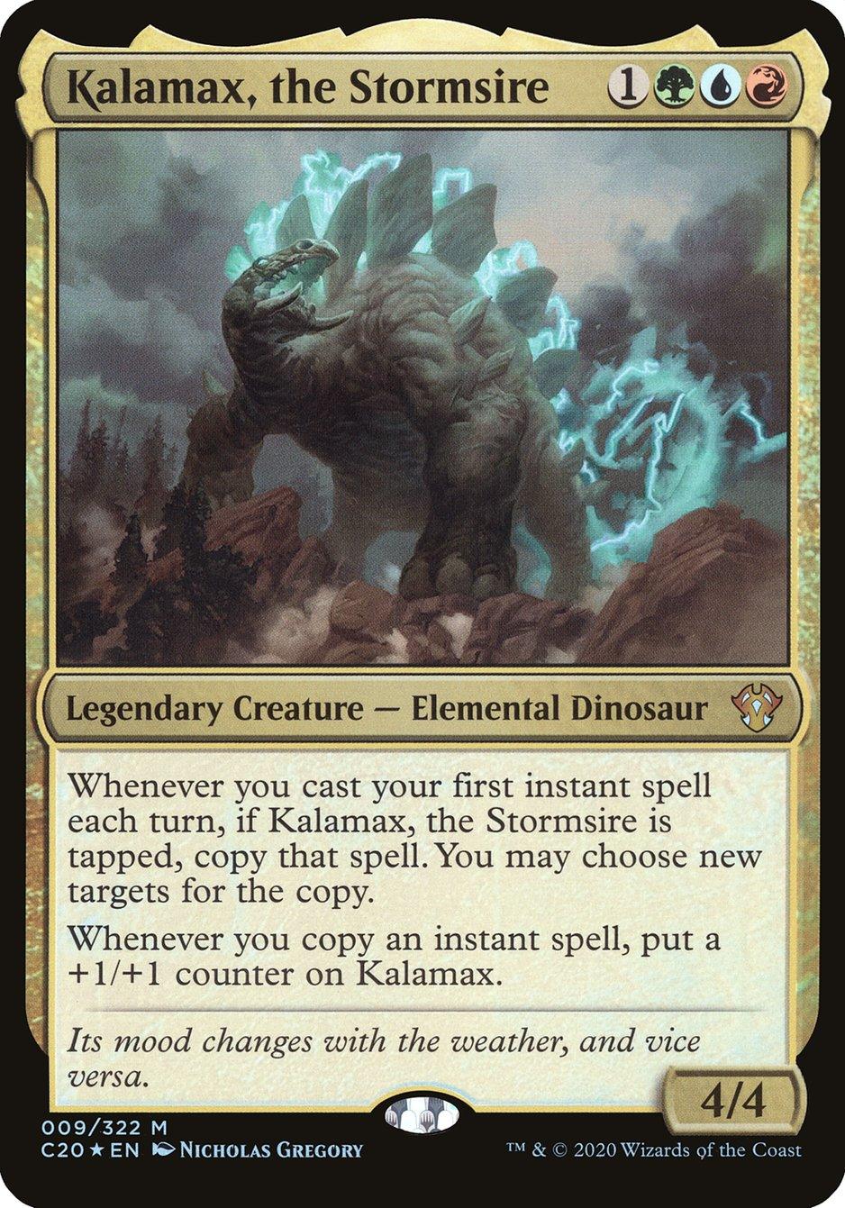 Kalamax, the Stormsire (Oversized) [Commander 2020 Oversized] - Trinity Hobby