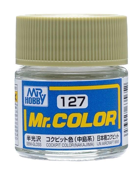 Mr Hobby: Mr. Color 127 - Cockpit Color (Nakajima) (Semi-Gloss/Aircraft) - Trinity Hobby