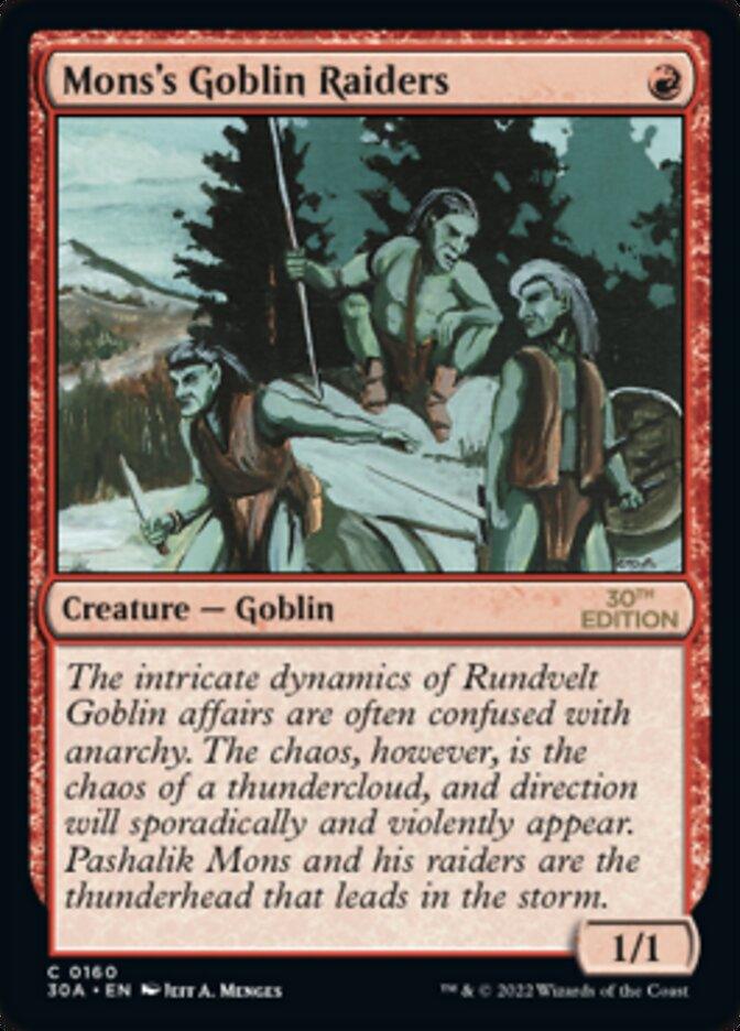 Mons's Goblin Raiders [30th Anniversary Edition] - Trinity Hobby