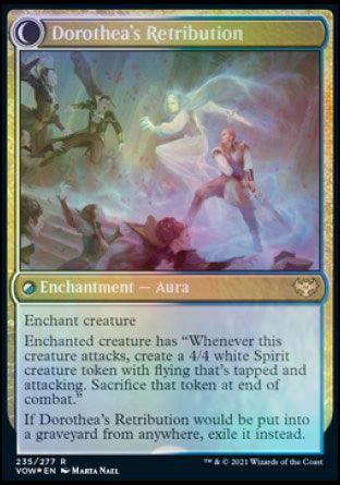 Dorothea, Vengeful Victim // Dorothea's Retribution [Innistrad: Crimson Vow Prerelease Promos] - Trinity Hobby