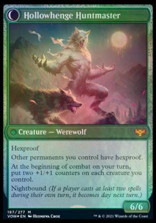 Avabruck Caretaker // Hollowhenge Huntmaster [Innistrad: Crimson Vow Prerelease Promos] - Trinity Hobby