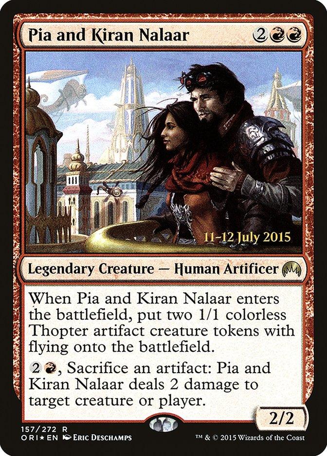 Pia and Kiran Nalaar [Magic Origins Prerelease Promos] - Trinity Hobby
