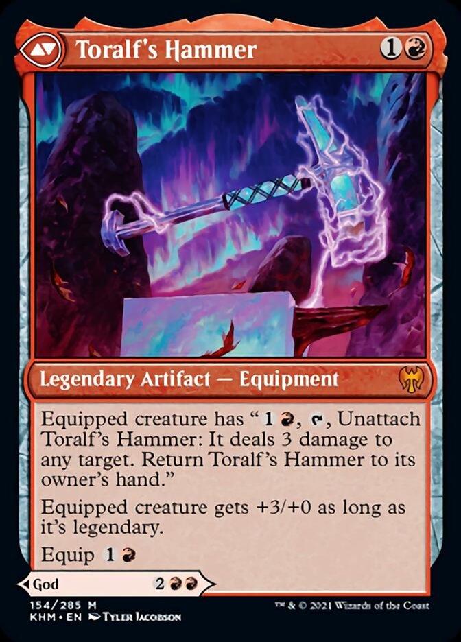 Toralf, God of Fury // Toralf's Hammer [Kaldheim] - Trinity Hobby