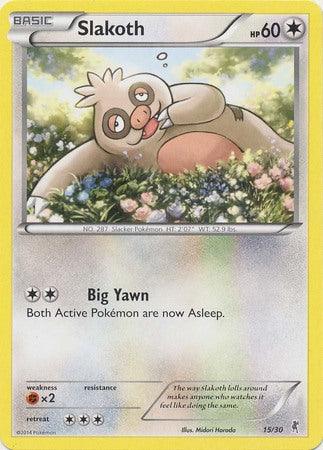 Slakoth (15/30) [XY: Trainer Kit 1 - Bisharp] - Trinity Hobby