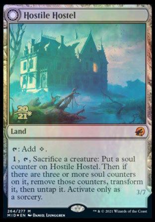 Hostile Hostel // Creeping Inn [Innistrad: Midnight Hunt Prerelease Promos] - Trinity Hobby