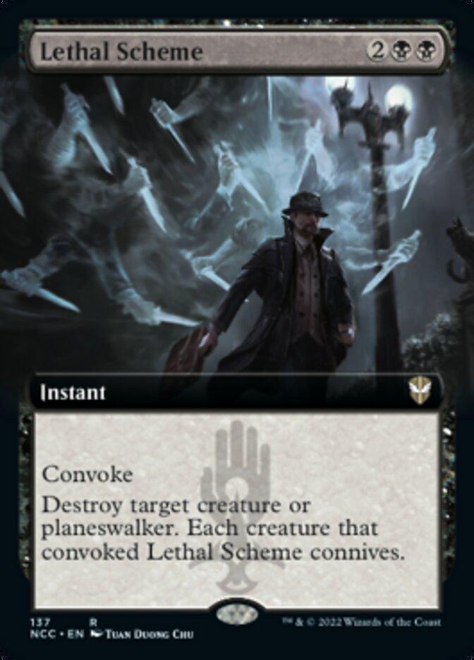 Lethal Scheme (Extended Art) [Streets of New Capenna Commander] - Trinity Hobby