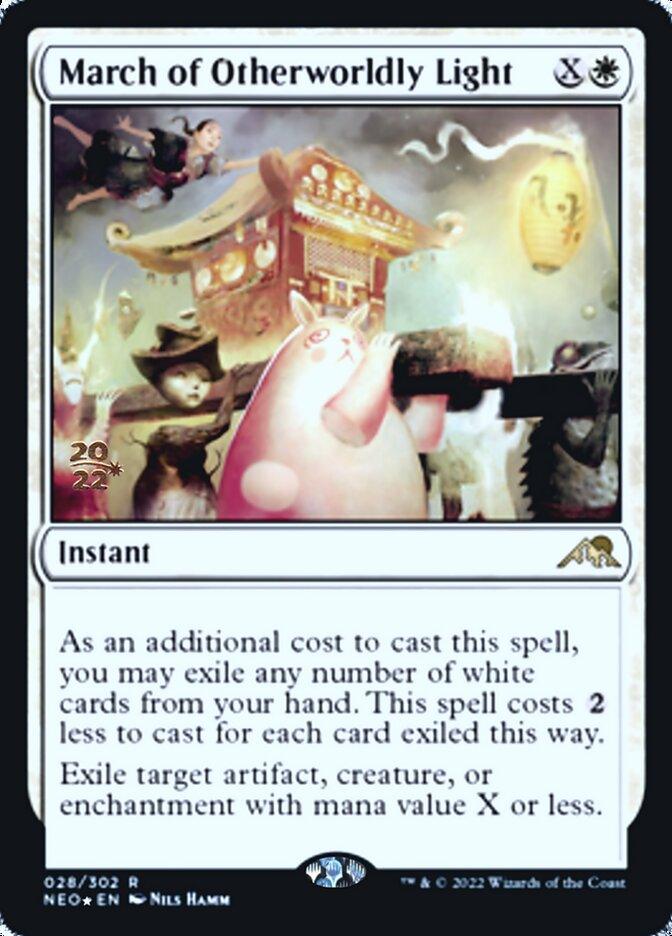 March of Otherworldly Light [Kamigawa: Neon Dynasty Prerelease Promos] - Trinity Hobby