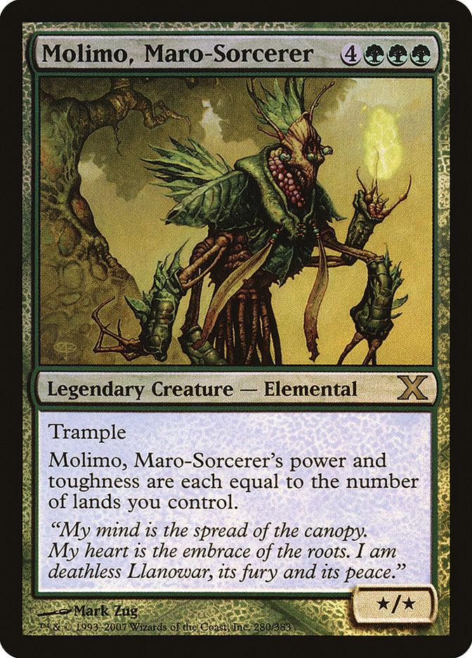 Molimo, Maro-Sorcerer (Premium Foil) [Tenth Edition] - Trinity Hobby