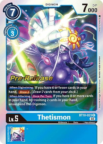 Thetismon [BT10-023] [Xros Encounter Pre-Release Cards] - Trinity Hobby