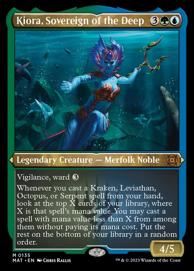 Kiora, Sovereign of the Deep (Foil Etched) [March of the Machine: The Aftermath] - Trinity Hobby