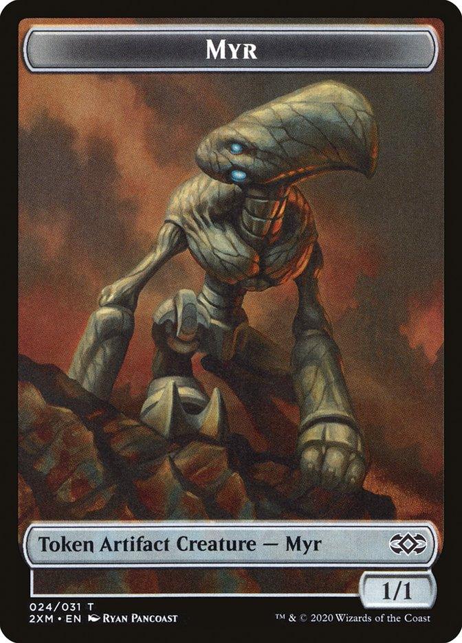 Clue // Myr (024) Double-Sided Token [Double Masters Tokens] - Trinity Hobby