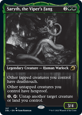 Saryth, the Viper's Fang [Innistrad: Double Feature] - Trinity Hobby