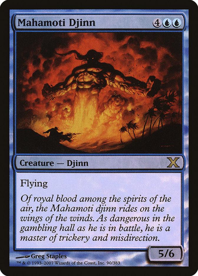 Mahamoti Djinn (Premium Foil) [Tenth Edition] - Trinity Hobby