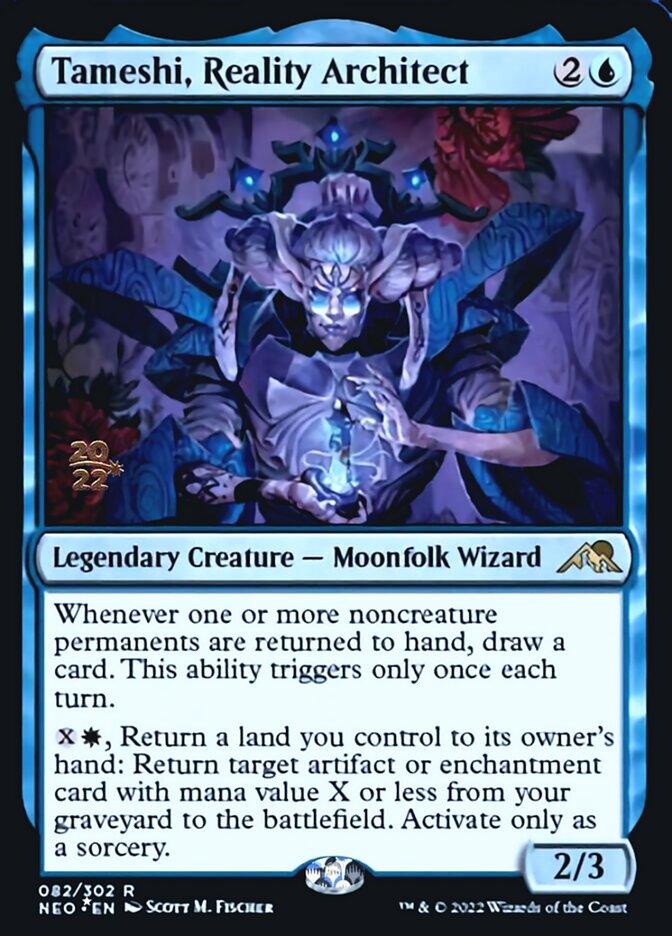 Tameshi, Reality Architect [Kamigawa: Neon Dynasty Prerelease Promos] - Trinity Hobby