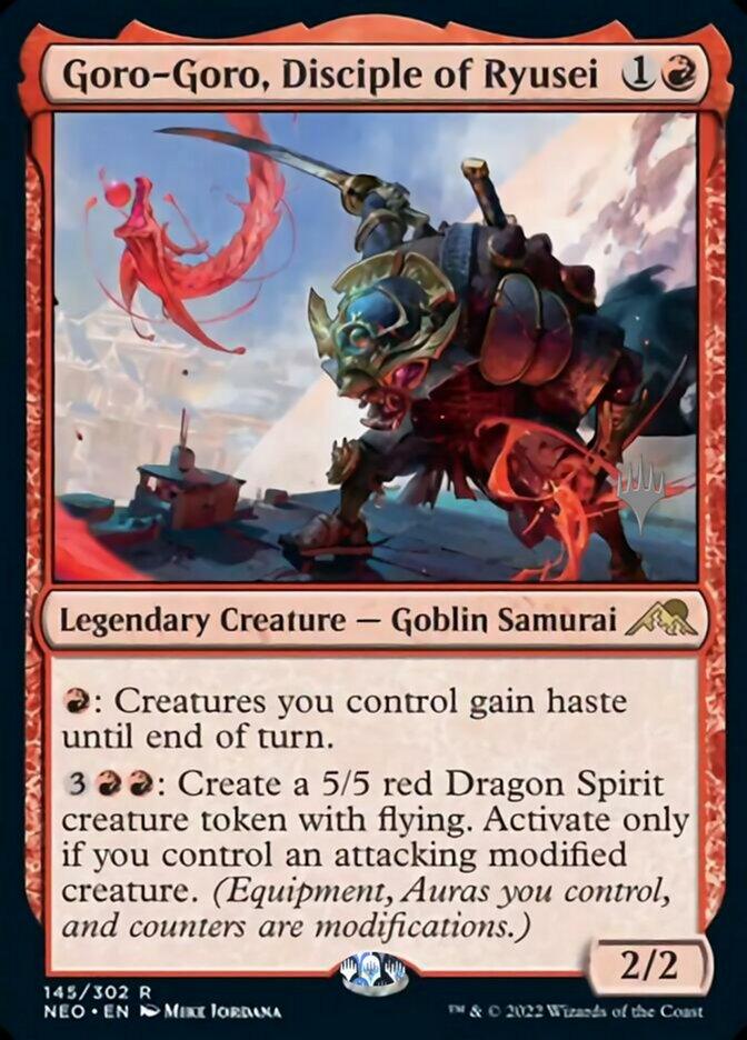 Goro-Goro, Disciple of Ryusei (Promo Pack) [Kamigawa: Neon Dynasty Promos] - Trinity Hobby