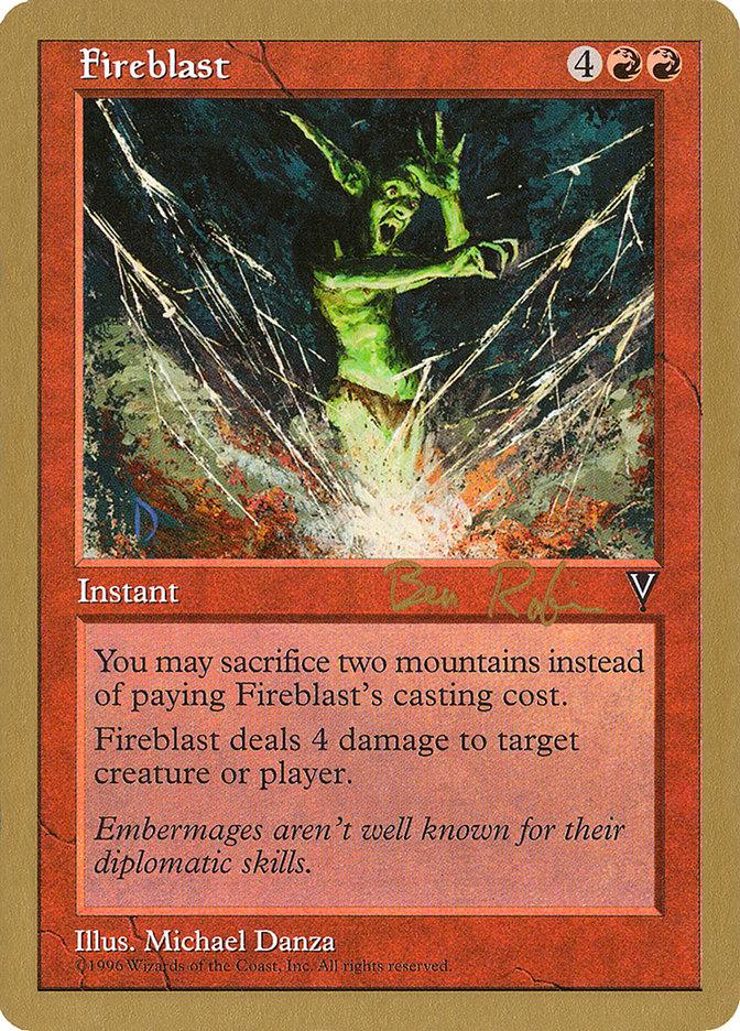 Fireblast (Ben Rubin) [World Championship Decks 1998] - Trinity Hobby