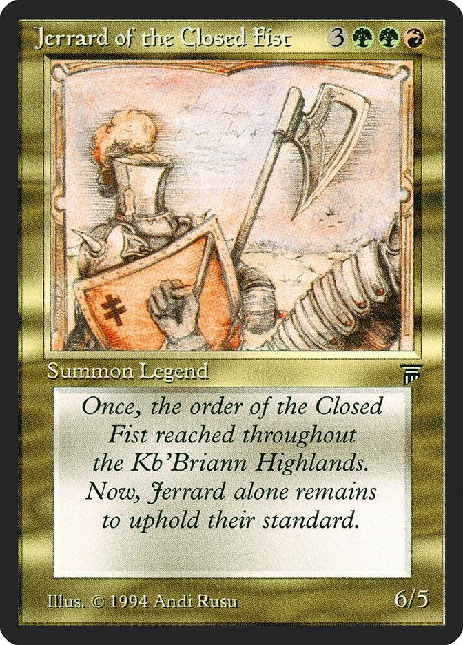 Jerrard of the Closed Fist [Legends] - Trinity Hobby