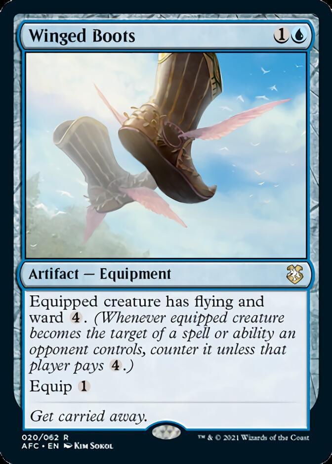 Winged Boots [Dungeons & Dragons: Adventures in the Forgotten Realms Commander] - Trinity Hobby