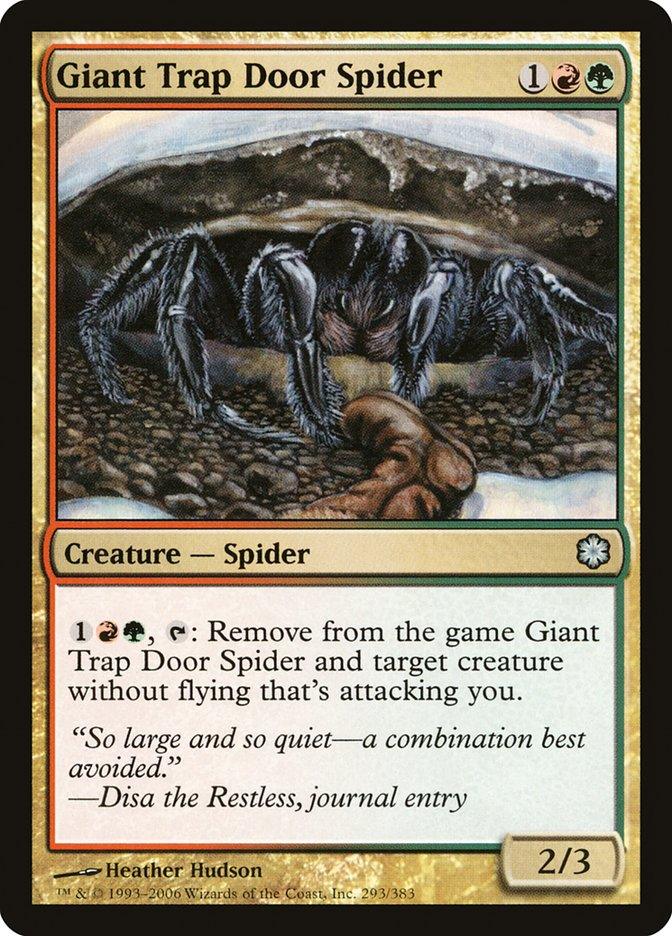 Giant Trap Door Spider [Coldsnap Theme Decks] - Trinity Hobby