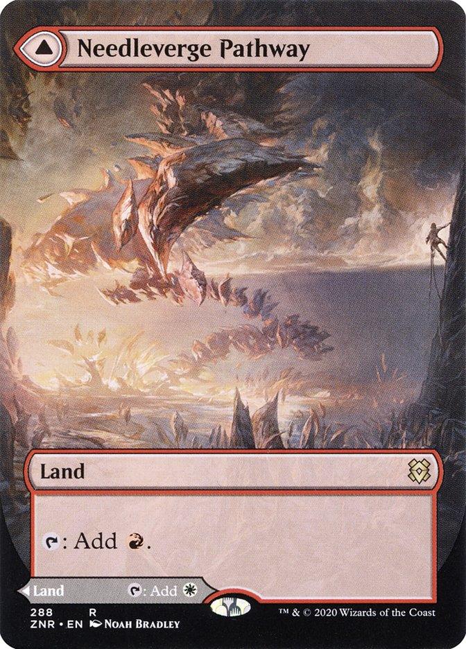 Needleverge Pathway // Pillarverge Pathway (Borderless Alternate Art) [Zendikar Rising] - Trinity Hobby